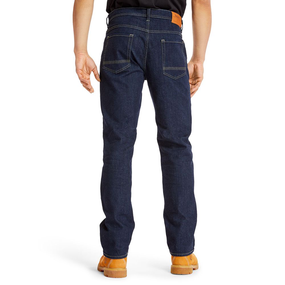 Pantaloni Timberland Barbati Bleumarin - Regular Fit Denim Jeans - Romania - TCNFJO321